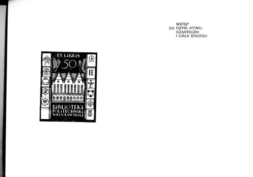 Wstęp do fizyki atomu, cząsteczki i ciała stałego