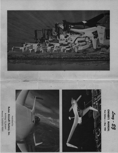 LongEZ Aircraft Pilot Book POH