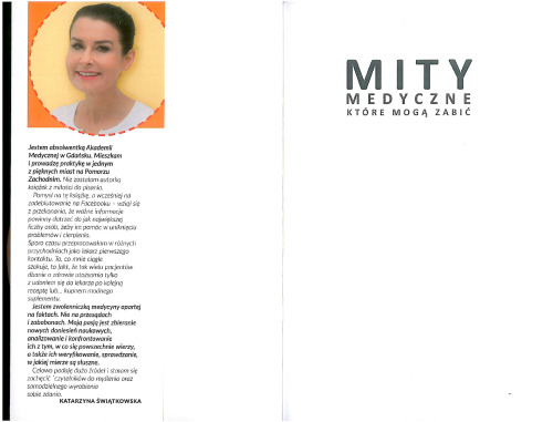 Mity medyczne, ktore moga zabic. Fakty, ktore ratuja zycie