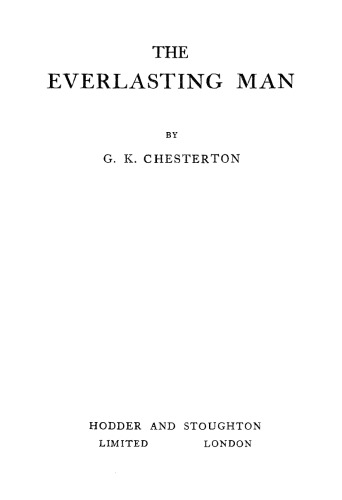 The Everlasting Man
