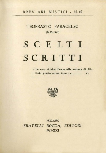 Scritti scelti