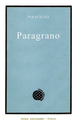 Paragrano, ovvero le quattro colonne dell' arte medica