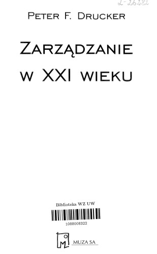 Zarządzanie w XXI wieku