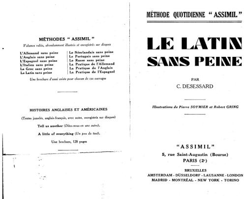 Assimil - Le latin sans peine [book + audio]