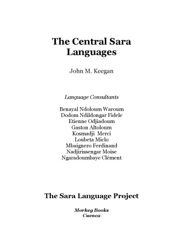 The Central Sara Languages
