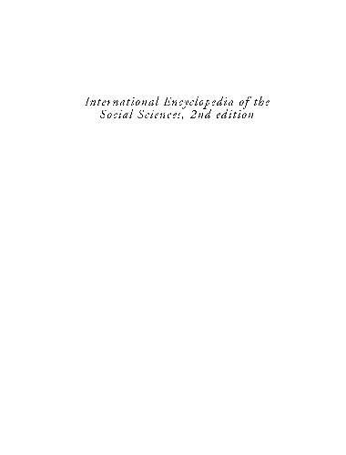 International encyclopaedia of social science- Cohabitation - Ethics in Experimentation