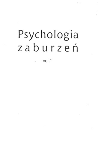 Psychologia zaburzeń