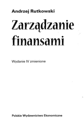 Zarzadzanie finansami
