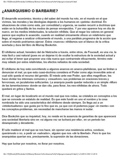 Historia, civilización y progreso