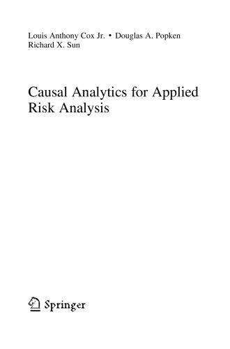 Causal Analytics for Applied Risk Analysis