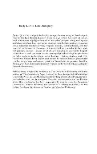 Daily life in late antiquity