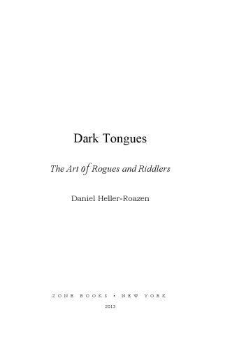 Dark Tongues: The Art of Rogues and Riddlers