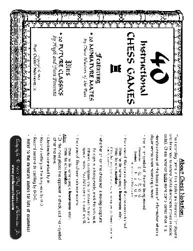 40 Instructional Chess Games
