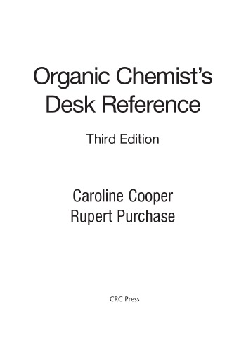Organic Chemist’s Desk Reference