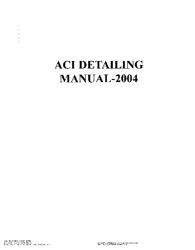 aci detaling manual