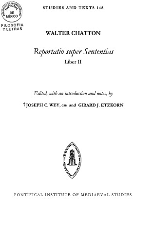 Reportatio super Sententias