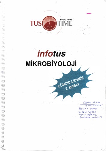 Tustime İnfotus Mikrobiyoloji Konu Kitabı