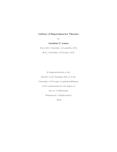 Lattices of Supercharacter Theories