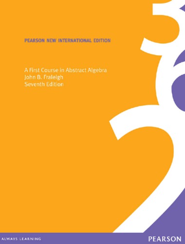 A first course in abstract algebra