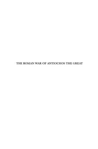 The Roman war of Antiochos the Great