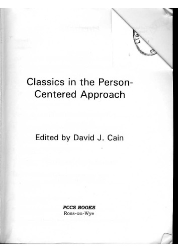 Classics in the person-centered approach