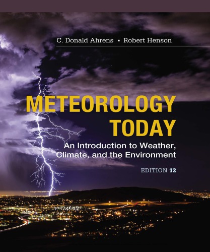 Meteorology Today: An Introduction to Weather, Climate, and the Environment