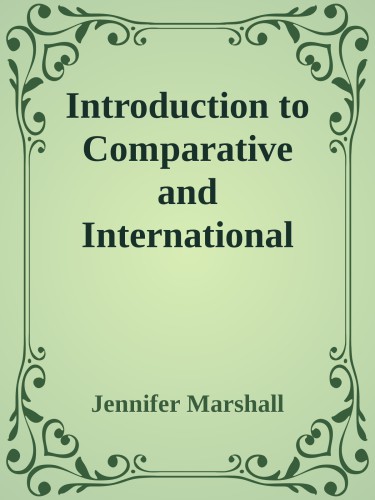 Introduction to Comparative and International Education