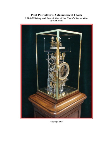 Paul Pouvillon’s Astronomical Clock - Horology