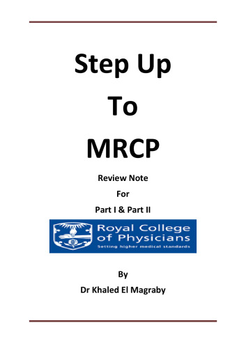 Step Up to MRCP Review Notes for Part 1 & Part 2
