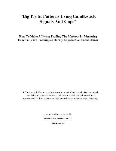 Big Profit Patterns Using Candlestick Signals and Gaps