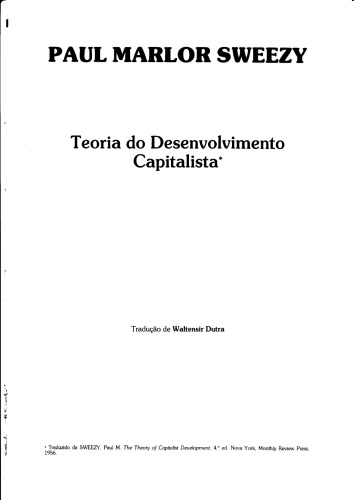 Teoria do Desenvolvimento Capitalista