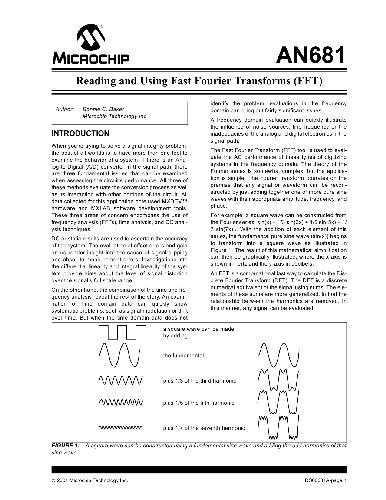 Reading and using fast fourier transformation