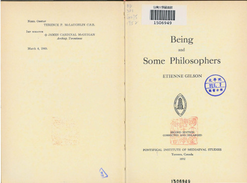 Being and Some Philosophers