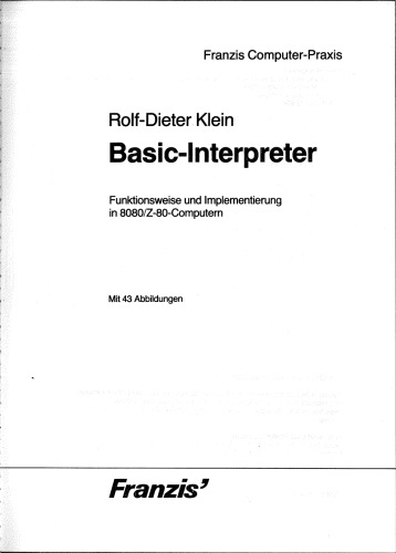 Basic-Interpreter - Funktionsweise und Implementierung in 8080/Z80-Computern