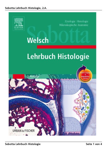 Lehrbuch Histologie : Zytologie, Histologie, mikroskopische Anatomie