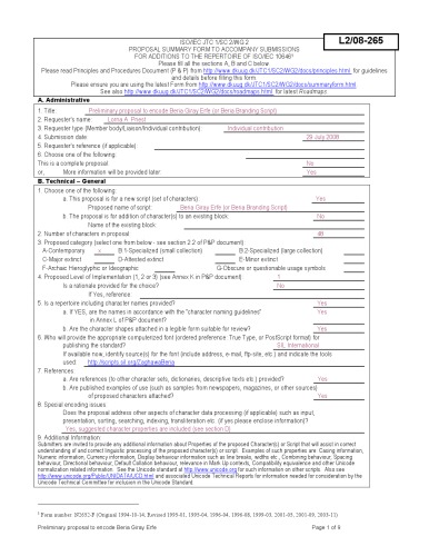 Preliminary proposal to encode Beria Giray Erfe (or Beria Branding Script)