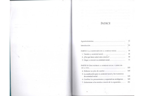 Manual práctico para el tratamiento de la timidez y la ansiedad social