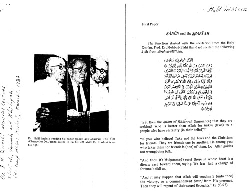 Kanun and the Shariah