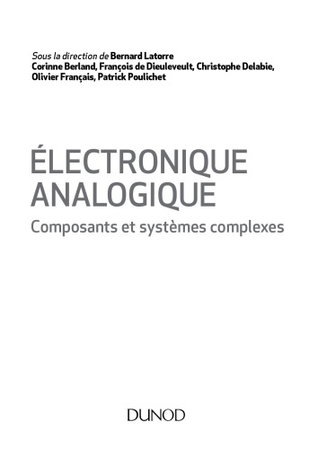 Electronique analogique