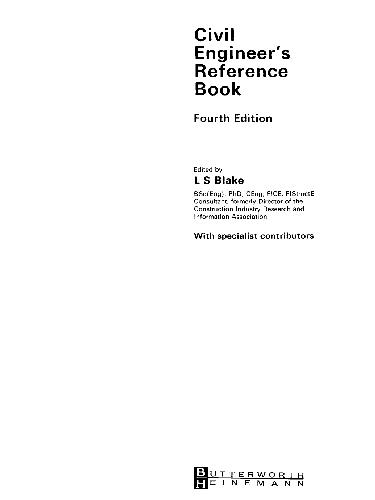 Civil Engineer`s Reference Book