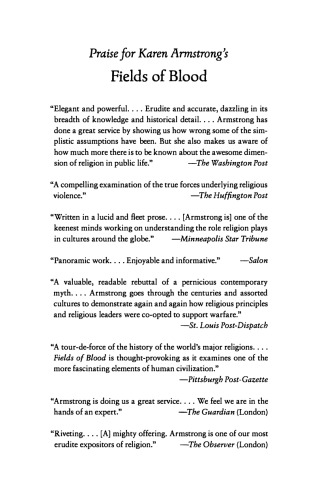 Fields of Blood: Religion and the History of Violence