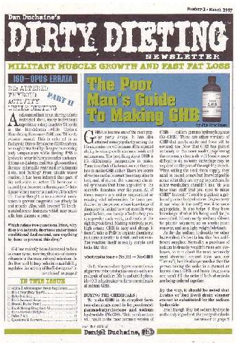 Dan Duchaine's - Dirty Dieting Newsletter