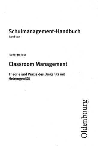 Classroom Management – Theorie und Praxis des Umgangs mit Heterogenität