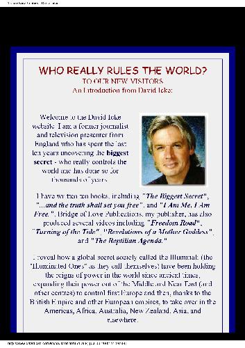 Who Really Rules The World