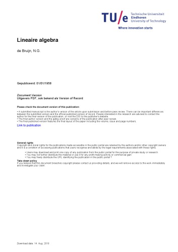 Lineaire algebra