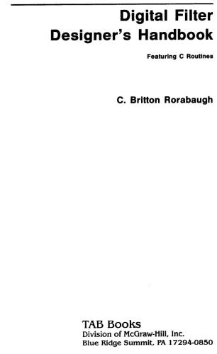 Digital Filter Designers Handbook