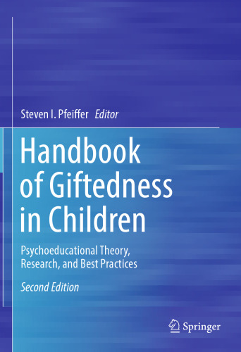 Handbook of Giftedness in Children
