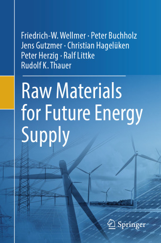 Raw Materials for Future Energy Supply