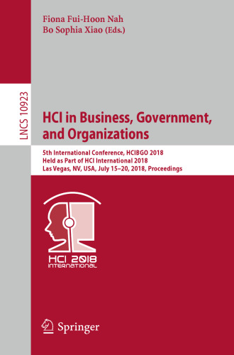 HCI in Business, Government, and Organizations