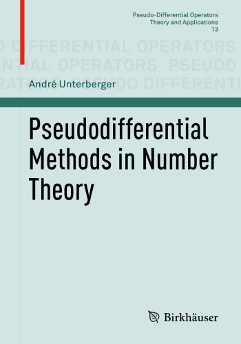 Pseudodifferential Methods in Number Theory